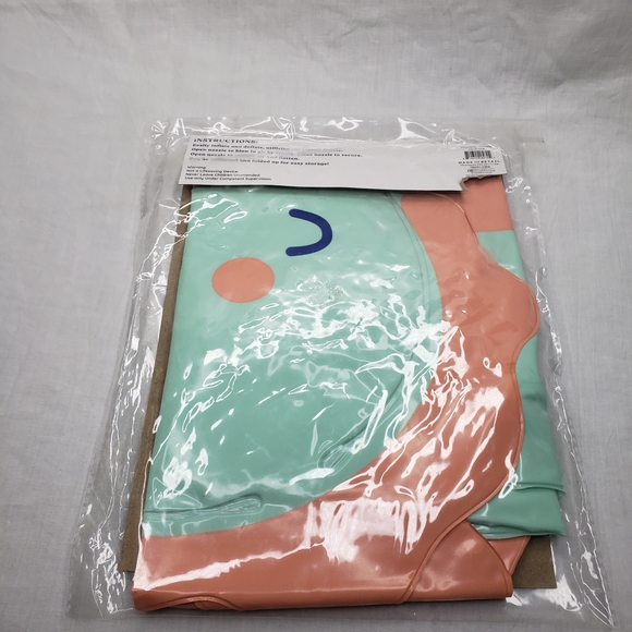 Colorful Seahorse Inflatable Pool Toy - Picture 2 of 3